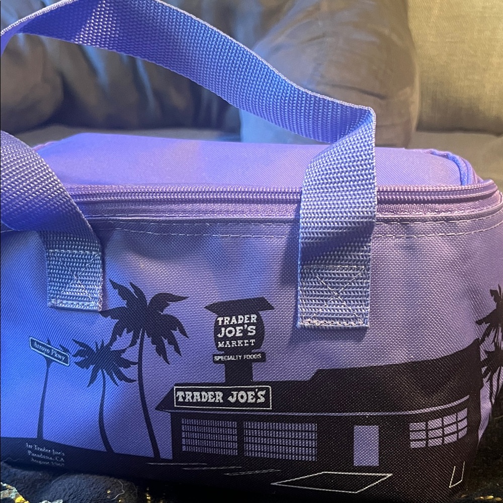 Trader Joe's Purple Toiletry Bag